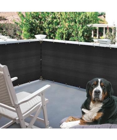 HomeABC 10ft x 13ft Black Sunblock Shade Tarp Panel for Dog Kennel - 90% UV Protection - Buy Online on SooperMarket.com