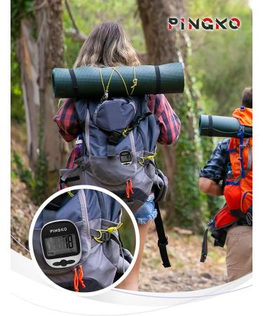 PINGKO Portable Sport Pedometer - Track Steps, Distance, Calories - Fitness Tracker (Black) - Buy Online on SooperMarket.com