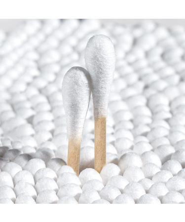 Bamboo Cotton Swabs 800 Count - Biodegradable Organic Double Round Tips - 3 inch for Ears Makeup Pets - Eco-Friendly Household Cleaning - Buy Online on SooperMarket.com