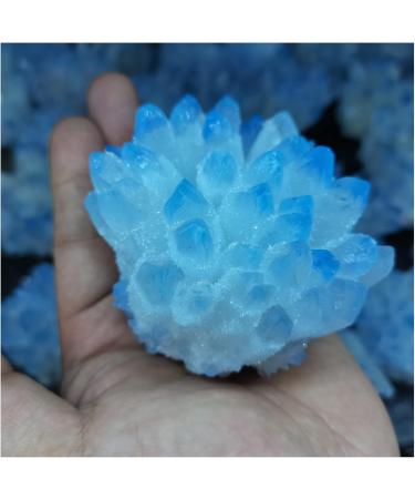 Crystals 350-450g Rare Beautiful Blue Ghost Phantom Quartz Crystal Cluster Specimen 1pcs Stone Collection - Buy Online on SooperMarket.com