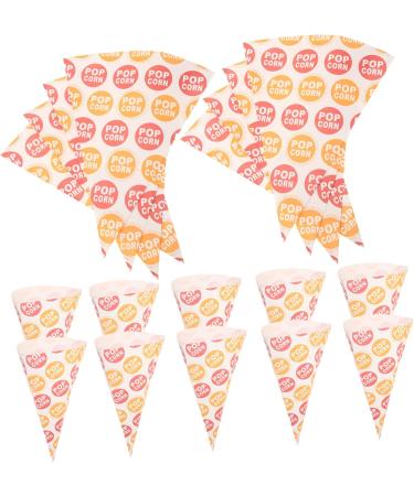 Beavorty 150 Pcs Popcorn Bag Cellophane Bags Cookies Bags Christmas Candy Cone Treat Bags Marshmallows Piping Bags Pink Candy Cookies Cone Bags Snack Cone Bags Disposable Child Paper Food - Buy Online on SooperMarket.com