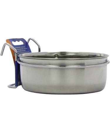 Nobby Stainless Steel Bird Bowl 15cm 0.9L - Pack of 2 | Durable & Stylish Pet Supplies - Buy Online on SooperMarket.com