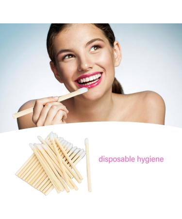 Lipstick Applicator with Bamboo Handle Multifunctional Beauty Tool Lip Brush with Bamboo Handle for Kitchen - Buy Online on SooperMarket.com