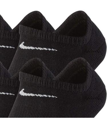 Nike Everyday Plus Cushion No Show Socks (6 Pack) - Black/White Large - Buy Online on SooperMarket.com