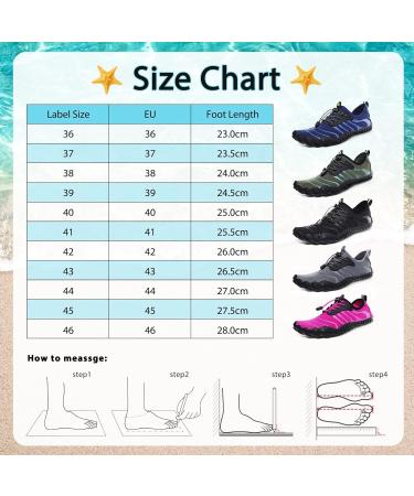 Unisex Fast-Drying Water Shoes for Men & Women - Beach Pool and Kayaking - Drainage Holes - Sizes 36-46 EU - Blue - Buy Online on SooperMarket.com