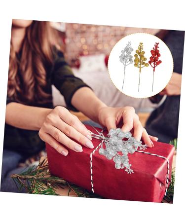 ORFOFE Wreath Decor 15pcs Simulated Fruit Skewers Xmas Fruits Stems Xmas Fruits Branch Fruits Branch Picks Fake Fruit Foam Christmas Wedding Decor - Buy Online on SooperMarket.com