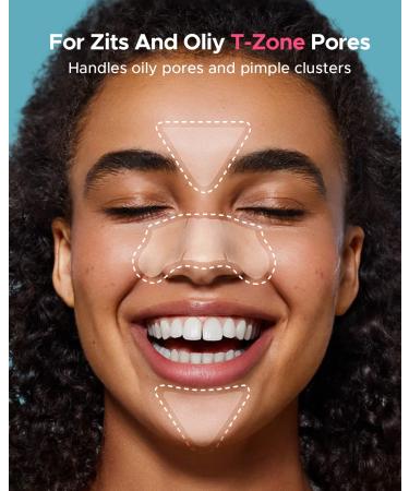LitBear XL T-Zone Patch - 30 Patches, Hydrocolloid for Nose, Forehead, Chin, Pimple, with Tea Tree & Calendula Oil - Buy Online on SooperMarket.com