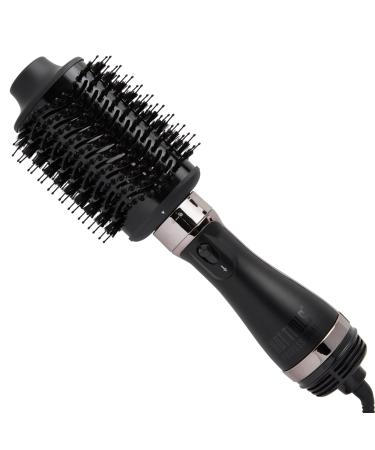 Hot Tools Pro Artist Black Gold Detachable One Step Volumizer and Hair Dryer | Pro Drying & Styling (Large) LARGE DETACHABLE ONE STEP