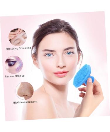 FRCOLOR Pack of 3 Cleaning Brush Face Massage Brush Silicone Face Washer Face Cleansing Brush Silicone Face Brush Skin Care Brush Super Soft Wash Basin - Buy Online on SooperMarket.com
