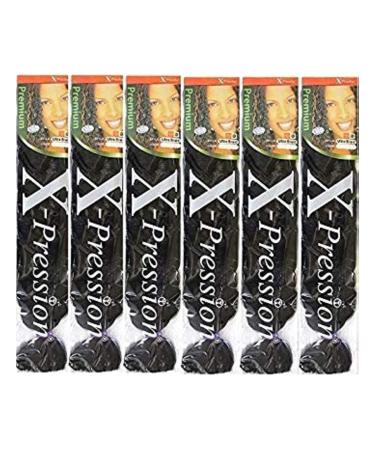X-pression Premium Original Sensationnel Pack of 6#27 27 Pack of 6