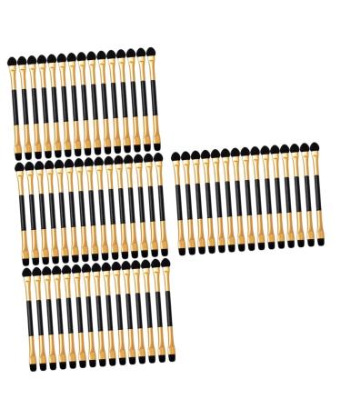 Baluue 60 Pcs Eye Shadow Brush Makeup Applicator Sticks Eyeshadow Sticks for Eyes Makeup Supply Soft Rubber
