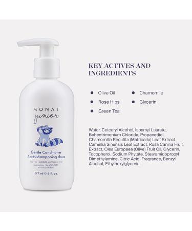Buy MONAT Junior™ Gentle Conditioner - Tear-Free Anti-Frizz All-Natural Sulfate & Paraben-Free for Kids - 177 ml e 6 fl Oz - International Shipping Available - Buy Online on SooperMarket.com