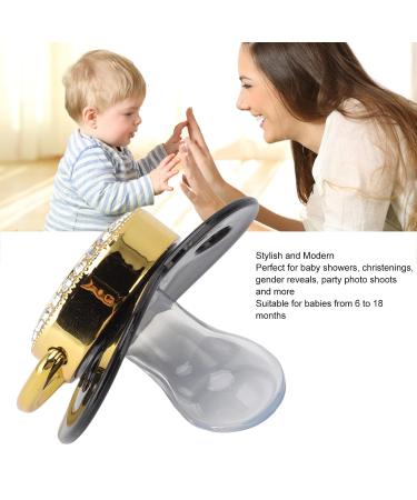 Newborn Pacifier Clip Set - Prevent Loss DIY Photo Decoration for Photography | Black M - Buy Online on SooperMarket.com