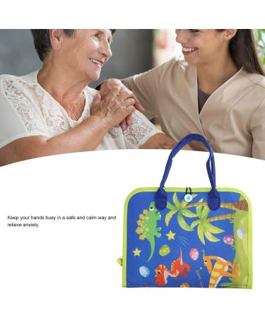 Fidget Blanket for Dementia Alzheimers Sensory Blanket for Adults with Dementia Aids in Improve of Autism and Elderly with Alzheimers Sensory Stimulation and Memory Loss Anxiety Relief - Buy Online on SooperMarket.com
