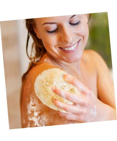Buy Baluue Sisal Shower Brush - Wear-Resistant Bath Scrubber & Back Cleaning Sponge - Portable Body Care Tool - Buy Online on SooperMarket.com