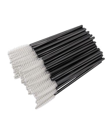 PAPABA 50Pcs Disposable Mascara Wands Applicator Eyelash Brushes Eyelash Extensions Plastic Eye Makeup Brushes Kits 09