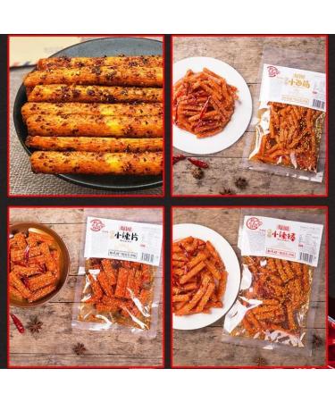 Latiao Combination Pack Spicy Strips Nostalgic Snack Gift Pack Internet Celebrity Snack Food Latiao Big Gluten Instant Snacks Instant Latiao Handmade latiao (406g (5 Big Bags)) - Buy Online on SooperMarket.com