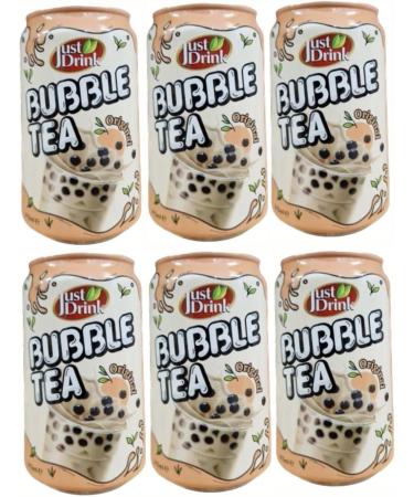 BUBBLE TEA Original Flavour 315ml (Just Drink)(Pack Of 6) Delicious Tasty And Twisty Treat Gift Hamper For Christmas Birthday Easter Gift