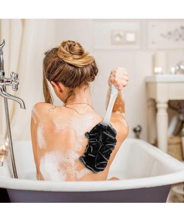 MAVGV Scalp Massager Shampoo Brush Loofah Set with Long Handle Back Brush and Bath Loofahs - Buy Online on SooperMarket.com
