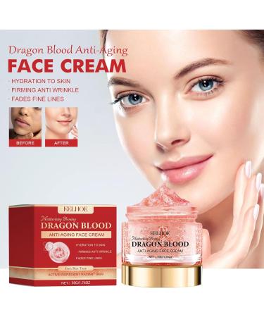Dragon's Blood Easy Cream Placenta Dragon Blood Cream Royal Dragon Blood Cream Niacinamide for Post-Acne Marks Encapsulated Colour Pigments Black Oat Plump and Smooth Skin (50g) - Buy Online on SooperMarket.com
