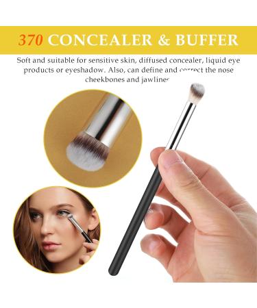 Amaxiu 3 Pcs Foundation Contour Brushes - Foundation Brush & Concealer Brush & Blusher Brush Under Eye Nose Contour Kabuki Brush for Blending Liquid Cream Sculpting Highlighting Mineral Makeup - Buy Online on SooperMarket.com