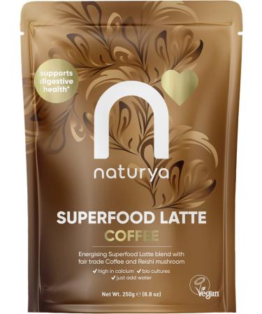 Naturya Superfood Mushroom Latte Coffee 250g Immune System Support and Cognitive Function