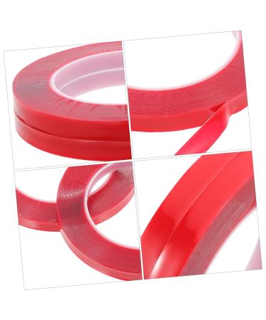 STOBOK 6 Rolls Transparent double-sided tape nail stand double stick tape press on nail tape manicure tape carpet adhesive nail displaying tape Paper tape crystal No substrate acrylic - Buy Online on SooperMarket.com