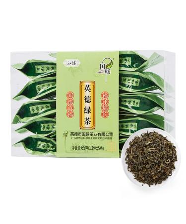 Chinese Natural Green Tea Leaves Organic Tea Bags from Farms Peasant Herbal Tea Decaffeinated Afternoon Tea Clear Heat Slim Healthy Food Flavors Matcha 13 Packs