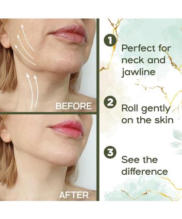Jade Face Roller & Gua Sha Massage Tool Set - Premium Skin Care Gift for Radiant Skin - Buy Online on SooperMarket.com