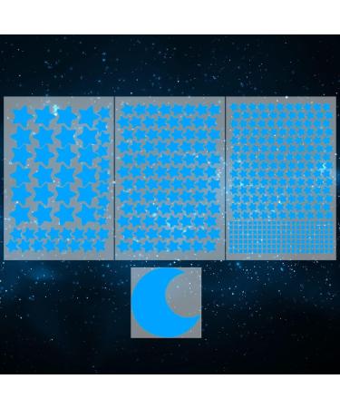 Glow Ceiling Stars Blue - Kids Bedroom Decor Wall Stickers - Buy Online on SooperMarket.com