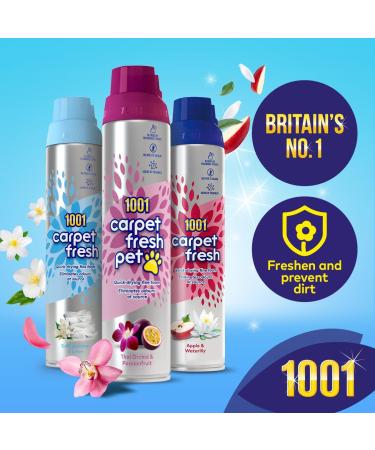 Dr. Beckmann Carpet Stain Remover | Works in 3 mins | 650 ml & 1001 Carpet Fresh Pet - Thai Orchid & Passionfruit - 300ml - Buy Online on SooperMarket.com