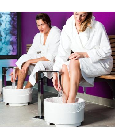 Noverlife 100PCS Disposable Pedicure Spa Liners - Clear Plastic Foot Tub Liners for Single Use in Salons and Homes - Buy Online on SooperMarket.com