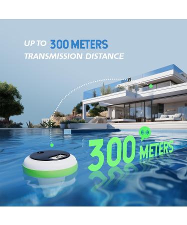 Buy Inkbird IBS-P03R Solar Radio Pool Thermometer - IP68 Waterproof High Precision Floating Water Thermometer for Pools Ponds & Whirlpools - Buy Online on SooperMarket.com