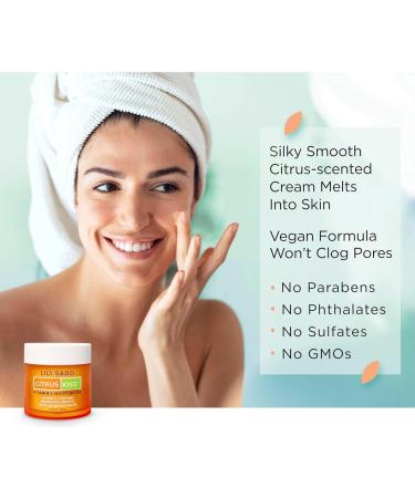LILY SADO CITRUS KISS Vitamin C Moisturizer - Vegan Anti-Wrinkle Daily Lotion for Hydration & Radiant Skin - Natural Face Cream for Women & Men - Buy Online on SooperMarket.com