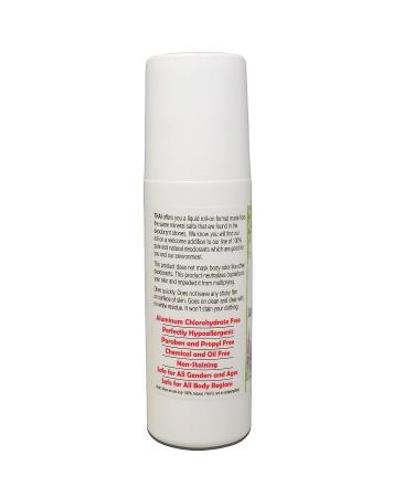 THAI Natural Crystal Scented Deodorant Roll-on | 3 fl oz | No Aluminum, Parabens, or Sulfates | Lavender & Jasmine Scent | Cruelty Free and Environmentally Safe - Buy Online on SooperMarket.com