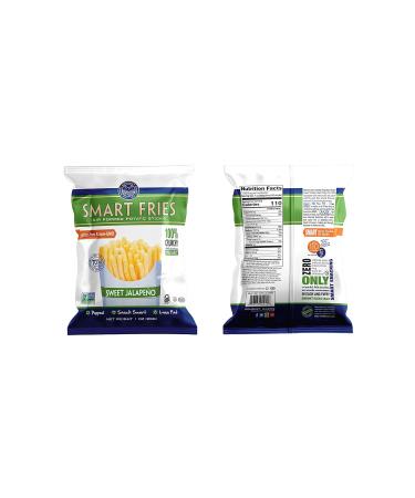 Buy Gourmet Basics Smart Fries - Low Calorie Non-GMO Gluten Free Potato Chips Variety Pack (24 x 1oz) - White Cheddar Sea Salt Jalapeno BBQ - International Shipping Available - Buy Online on SooperMarket.com