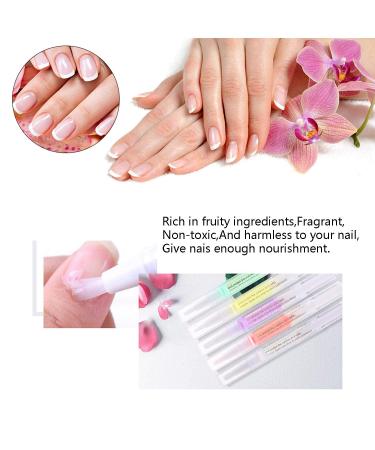 Nail Nutrition Pen Set - 6PCS Cuticle Oil for Repairing Cracked & Dry Cuticles (Mix Flavors) - Buy Online on SooperMarket.com