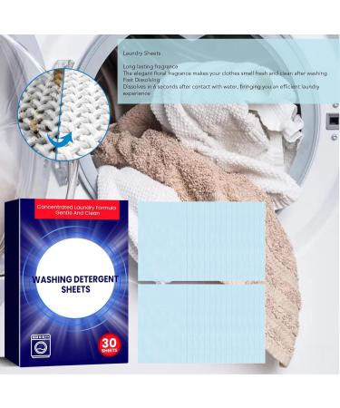 Floral Scented Laundry Detergent Sheets | Eco-Friendly Travel Laundry Soap for Apartments & On-the-Go Washing - Buy Online on SooperMarket.com