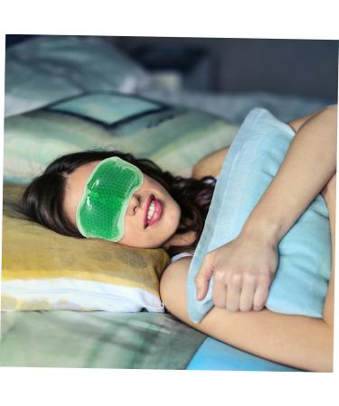 Mikinona Gel Sleep Mask | Hot & Cold Eye Massage | Cooling Migraine Relief & Velvet Comfort - Buy Online on SooperMarket.com