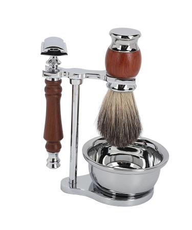 Premium Men's Shaving Set with Wooden Handle | Easy to Clean | Perfect Gift for Him - Buy Online on SooperMarket.com