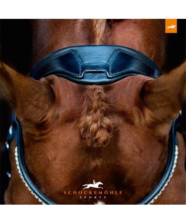 Schockem hle Malibu Anatomic Snaffle Bridle Black for Thoroughbreds - Premium Quality Equestrian Gear Worldwide Shipping - Buy Online on SooperMarket.com