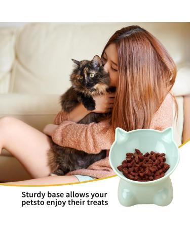 3 PCS Raised Cat Bowl Elevated Cat Feeding Bowls with Stand Tilted Pet Dog Cat Bowl Anti-Tipping Anti Vomit Cat Food Bowl Feeding Water Bowl Cat Dishes 15 Tilted Raised Cat Feeder - Buy Online on SooperMarket.com