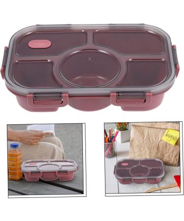 Alipis Box Portable Food Accessory Multi-Function Case Supply Lunch Convenient Bento Household Red 28.5X19X6.5CM - Buy Online on SooperMarket.com