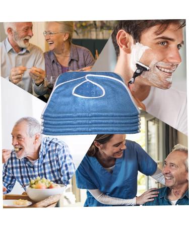Bibs for Adults Adult Bibs for Eating 5PCS Absorbent Large Adult Bibs for Elderly Women Men Terry Cloth Bibs with Loop Closure Clothing Protectors - Buy Online on SooperMarket.com