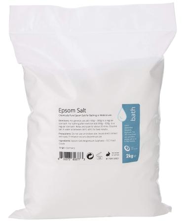 Epsom Salt Food Grade Magnesium Chemically Pure 2Kg