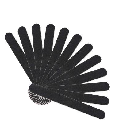 12Pcs Coarse Nail File Set Professional  Emery Boards for Nails 100/180 Grit  Heavy Duty Nail Files for Acrylic/Gel/Natural Nails  Large Nail Filer for Home and Salon Use