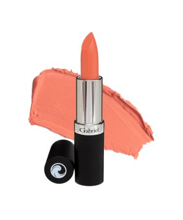 Gabriel Cosmetics Lipstick (Salmon - Medium Orange/Warm Cr me) Natural Paraben Free Vegan Gluten-free Cruelty-free Non GMO High performance and long lasting Infused with Jojoba Seed Oil and Aloe 0.13 Oz.