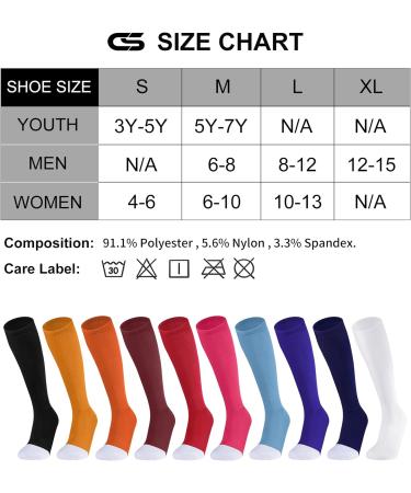 Celersport Multi-Sport Tube Socks - White (2 Pack) | Youth & Adult Sizes - Buy Online on SooperMarket.com