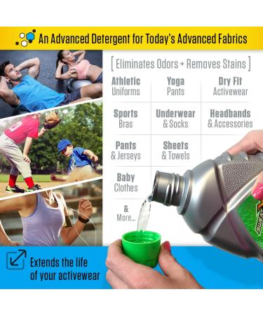 Sweat X Sport Original Activewear Laundry Detergent - High Performance Sports Wash - 45 Loads 45 Fl Oz - Buy Online on SooperMarket.com