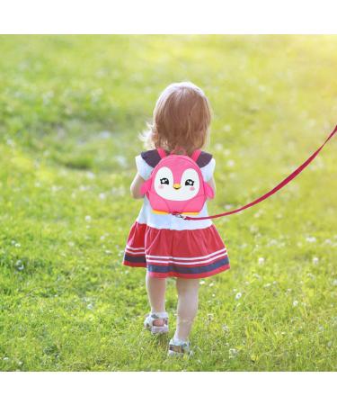 EPLAZA Penguin-Like Toddler Leash Backpack with Anti-Lost Wristband - Penguin Rose | for 1.5 to 3 Years Boys & Girls Safety - Buy Online on SooperMarket.com